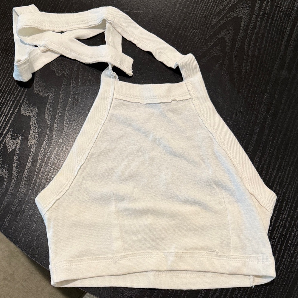 BDG Ivory Halter Top